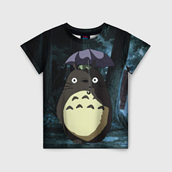 Футболка детская Totoro in rain forest, цвет: 3D-принт