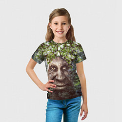 Футболка детская Мудрое Таинственное Дерево, цвет: 3D-принт — фото 2