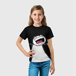 Футболка детская Йолло - Мемные стикеры, цвет: 3D-принт — фото 2