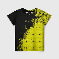 Футболка детская Black & Yellow, цвет: 3D-принт