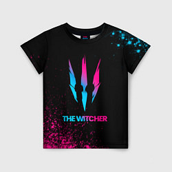 Футболка детская The Witcher - neon gradient, цвет: 3D-принт