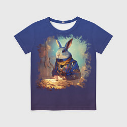 Футболка детская Кролик офицер, цвет: 3D-принт