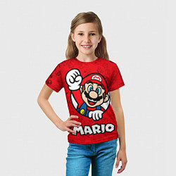 Футболка детская Луиджи и Марио, цвет: 3D-принт — фото 2