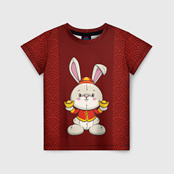Футболка детская Китайский кролик, цвет: 3D-принт