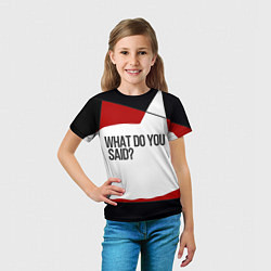 Футболка детская Что ты сказал, цвет: 3D-принт — фото 2