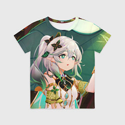Футболка детская Нахида герой Genshin Impact, цвет: 3D-принт