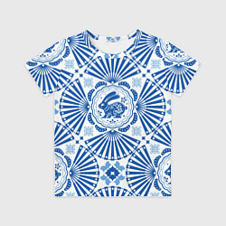 Футболка детская Blue rabbit, цвет: 3D-принт