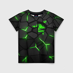 Футболка детская Razer green neon, цвет: 3D-принт