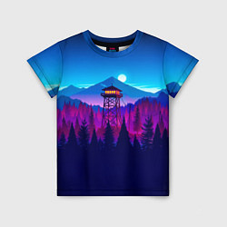 Футболка детская Firewatch, цвет: 3D-принт