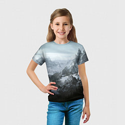 Футболка детская Природа Скайрима, цвет: 3D-принт — фото 2