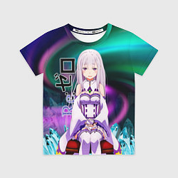 Футболка детская Re: Zero - Emilia, цвет: 3D-принт