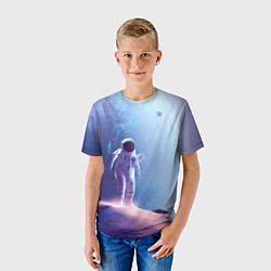 Футболка детская Space traveler, цвет: 3D-принт — фото 2