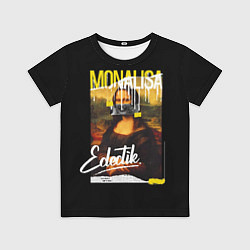 Футболка детская Mona Lisa paint, цвет: 3D-принт