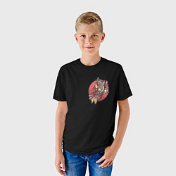 Футболка детская Японские символы, цвет: 3D-принт — фото 2