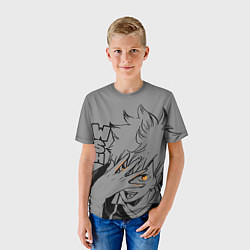 Футболка детская Волейбол!! - Хината, цвет: 3D-принт — фото 2