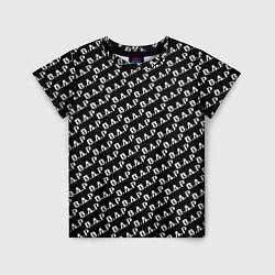 Футболка детская B A P black n white pattern, цвет: 3D-принт