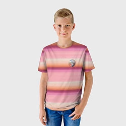 Футболка детская Энид Синклер с Уэнсдей Аддамс - текстура свитера, цвет: 3D-принт — фото 2