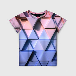 Футболка детская Triangle gradient, цвет: 3D-принт
