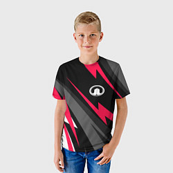 Футболка детская Great Wall fast lines, цвет: 3D-принт — фото 2