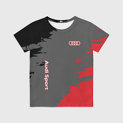 Футболка детская Audi sport grunge, цвет: 3D-принт