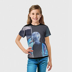 Футболка детская Потрет Тэхена маслом, цвет: 3D-принт — фото 2