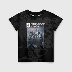 Футболка детская Crusader Kings с картой, цвет: 3D-принт