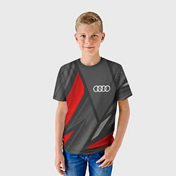Футболка детская Audi sports racing, цвет: 3D-принт — фото 2