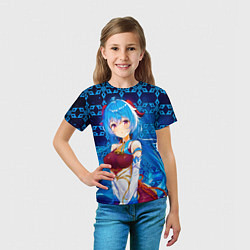 Футболка детская Геншин Импакт: Гань Юй Персонаж, цвет: 3D-принт — фото 2