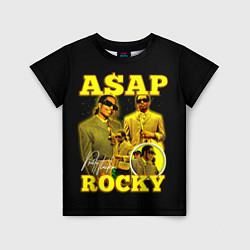Футболка детская Asap Rocky, rapper, цвет: 3D-принт