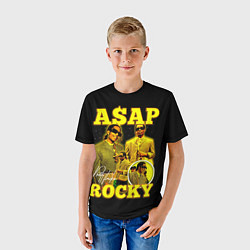 Футболка детская Asap Rocky, rapper, цвет: 3D-принт — фото 2