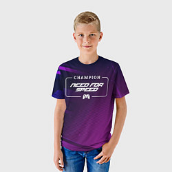 Футболка детская Need for Speed gaming champion: рамка с лого и джо, цвет: 3D-принт — фото 2