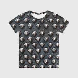 Футболка детская Металлическая шипованная конструкция, цвет: 3D-принт