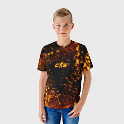 Футболка детская Fire CS2, цвет: 3D-принт — фото 2