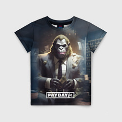 Футболка детская Gorilla Payday 3, цвет: 3D-принт