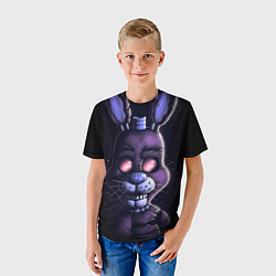 Футболка детская Five Nights at Freddys Bonnie, цвет: 3D-принт — фото 2