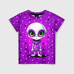 Футболка детская Alien - purple color, цвет: 3D-принт