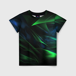 Футболка детская Dark green background, цвет: 3D-принт