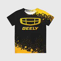 Футболка детская Geely - gold gradient, цвет: 3D-принт