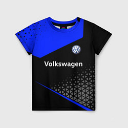 Футболка детская Фольцваген - blue uniform, цвет: 3D-принт