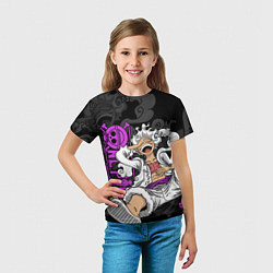 Футболка детская One piece - Gear 5- purple, цвет: 3D-принт — фото 2