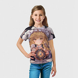 Футболка детская Touhou Project Marisa Kirisame, цвет: 3D-принт — фото 2