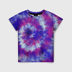 Футболка детская Tie-Dye дизайн, цвет: 3D-принт