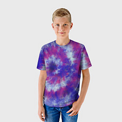 Футболка детская Tie-Dye дизайн, цвет: 3D-принт — фото 2