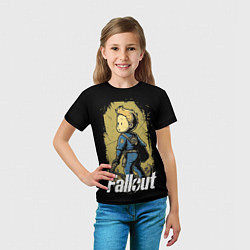 Футболка детская Fallout boy, цвет: 3D-принт — фото 2