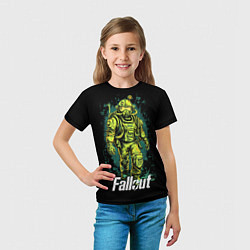 Футболка детская Fallout poster game, цвет: 3D-принт — фото 2