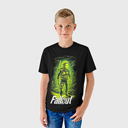 Футболка детская Fallout game poster style, цвет: 3D-принт — фото 2