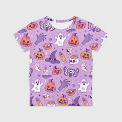 Футболка детская Halloween pattern арт, цвет: 3D-принт
