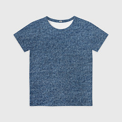 Футболка детская Текстура джинсы, цвет: 3D-принт