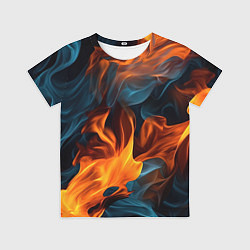 Футболка детская Пламя огня, цвет: 3D-принт