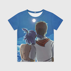 Футболка детская Бесконечное лето Лена Семён, цвет: 3D-принт